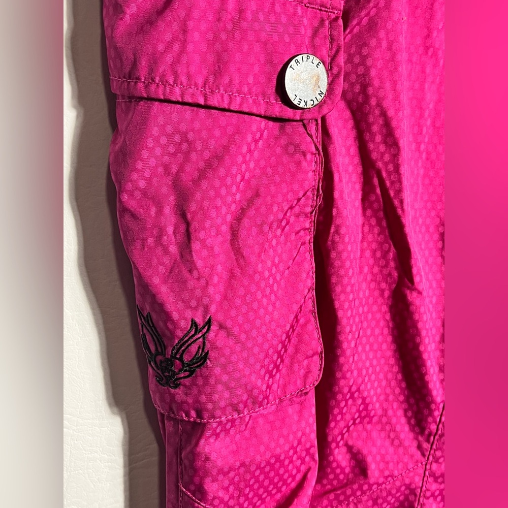 Five Fifty Five Pink snow pants sz 14 - Picture 4 of 10